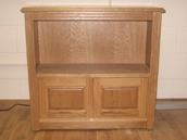 Oak cabinet