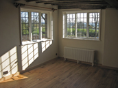 Softwood mullion windows for metal casements