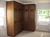 Walnut wardrobes