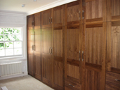 Walnut wardrobes